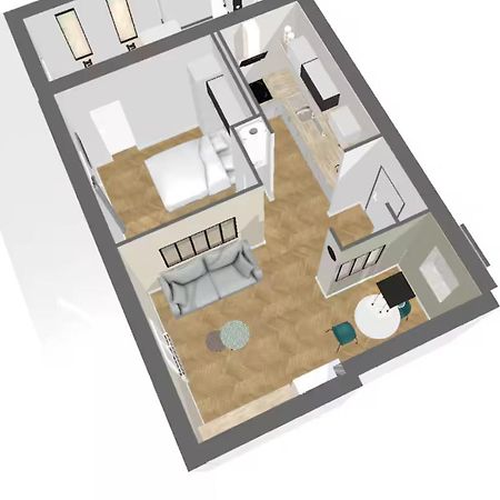 Appartchic - Appartement Standing - Plein Centre & Parking Prive 克雷翁 外观 照片